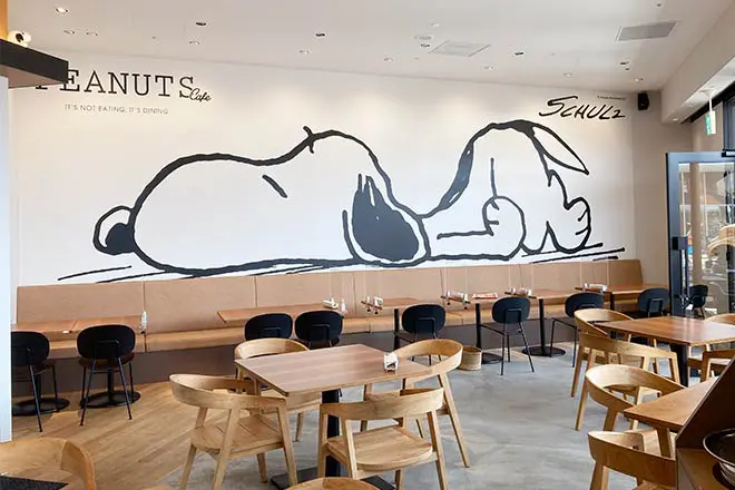 エキスポシティ】ピーナッツカフェ大阪でスヌーピーのパンケーキを食べ