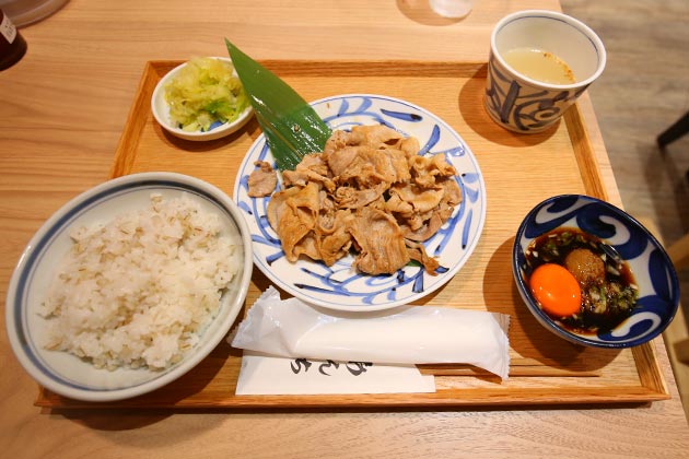 豚丸のあんちすてーき定食