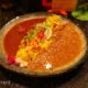 シナジーのキーマカレーとポークジンジャーカレーの相がけ
