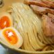 麺や輝のつけ麺に味玉
