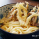 釜玉うどん ゲソ天付き